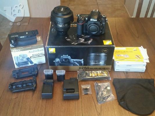 PoulaTo: Nikon D750 ψηφιακή φωτογραφική μηχανή SLR Φακός 4 Kit 18-55mm VR + 70-300